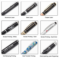 Stylet Publicitaire Économique en Aluminium à Bille avec Caoutchouc Souple pour Écrans Tactiles, Logo Personnalisé Pas Cher pour Téléphone