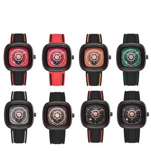 Relojes de Lujo Mecánicos de Acero Inoxidable Negro Raro con Calendario Cuadrado y Cristal de Zafiro. Relojes de Pulsera Unisex de Moda, Varios Modelos - Product Image 5