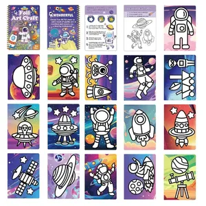 สมุดงานศิลปะฟอยล์ลายฮาโลวีน จูมอน แองเจิล พร้อมแผ่นฟอยล์ 80 แผ่น และการ์ด 16 ใบ สำหรับเด็กอายุ 3 ปีขึ้นไป T-45 - Product Image 3