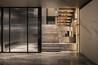 Escalier en colimaçon moderne de luxe en acier inoxydable, acier galvanisé, durable, écologique, pour usage intérieur, installation en kit