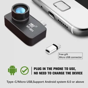 กล้องถ่ายภาพความร้อนอินฟราเรดอุตสาหกรรม Hti HT-203U สำหรับสมาร์ทโฟน สำหรับซ่อมโทรศัพท์ รองรับ OEM และ ODM - Product Image 4