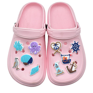 Adornos Personalizados de PVC para Zapatos con Diseños Náuticos, Submarinos y Marítimos, Decoración para Zuecos de Vacaciones en la Playa - Product Image 2