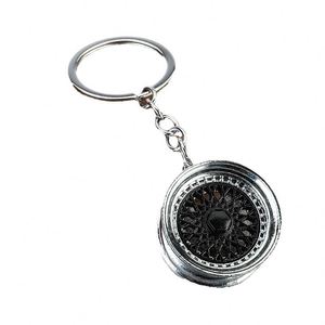 New Wholesale Best <b>Seller</b> Car Wheel <b>Hub</b> Shape Key Chains Custom Metal Auto Car Parts Keychain Wheel Rim Key Rings - Product Image 1