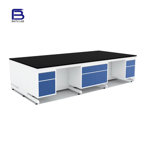 HOT Banco da Lavoro da Laboratorio con Telaio a C, Tavolo da Lavoro per Chimica e Biologia per Scuole - Product Image 5