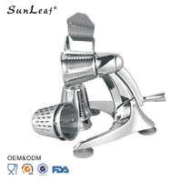 Alat Pemotong Sayur dan Buah Manual Stainless Steel 5-in-1 Salad Master, Terlaris, dengan Garansi 2 Tahun