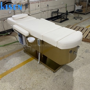 KISEN Table de lavage et de massage des cheveux professionnelle portable, avec bac à shampoing, lit de pédicure, lit de shampoing pour la tête avec hydrothérapie spa et fonction vapeur - Product Image 4