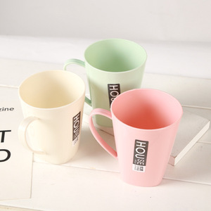 Tazza per spazzolino con manico, tazze per coppie, tazza da caffè, tazza in plastica per lavarsi la bocca, per bere acqua, da viaggio - Product Image 4