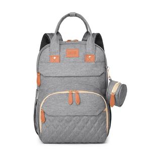 Trendy Plain Color USB Mommy Bags <b>Large</b> Capacity Waterproof Baby Diaper <b>Backpack</b> - Product Image 6