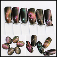 Ibdgel 3D Aimant Cat Eye Pen Nail Art Double Face Cat Eye Magnet Nail Tools