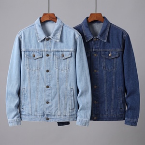 Giacca di jeans da uomo Niche-Market con tasca interna, giacca trucker in cotone lavato, abbigliamento uomo, all'ingrosso, personalizzabile B2B, 7XL - Product Image 3