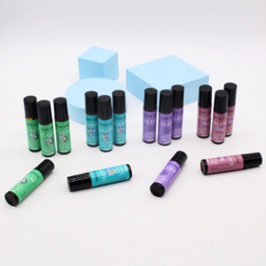 Olio Essenziale Puro Personalizzato per <span class=keywords><strong>Aromaterapia</strong></span> 10ml Roll-On con Lavanda, Tea Tree, Gelsomino, Chiodi di Garofano, Arancia, <span class=keywords><strong>Timo</strong></span> – Aiuta a Dormire - Product Image 3