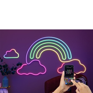 16.4FT IP65 Rated PVC <b>LED</b> Neon Flex Rope Light IC Chip Music Sync RGB App <b>Control</b> Wi-Fi CE 24V for Bedroom/Living Room Gaming - Product Image 3