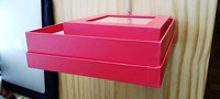 Scatole Rigide in Cartone EBUR su Misura - Confezione Regalo in Carta Kraft Riciclabile per Dessert, Cibo da Asporto, Imballaggio con Goffratura, Cornice Portafoto