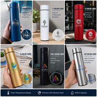 XD749 Logotipo personalizado Impreso Smart Digital Drinkware Thermos Flask Promoción Actividad corporativa Regalo de negocios Botella de agua inteligente