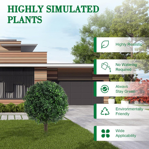 Boules de buis artificielles en gros, résistantes aux UV, avec piquet de fixation au sol, pour la décoration paysagère de <span class=keywords><strong>jardin</strong></span> - Product Image 6