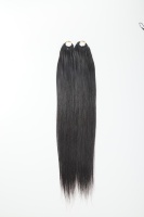 Extensions de cheveux naturels en plumes, mèches de cheveux vierges à deux brins, extensions de cheveux Remy non traités, cheveux plumes à crocheter, lisses