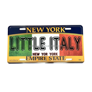 Placa <span class=keywords><strong>de</strong></span> Matrícula Metálica Personalizada <span class=keywords><strong>de</strong></span> 15*30 CM, Recuerdo <span class=keywords><strong>de</strong></span> Nueva York, Técnica <span class=keywords><strong>de</strong></span> Estampado, Ecológica, Sin Níquel - Product Image 2