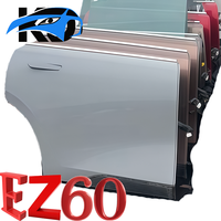 Ensemble de porte automobile d'origine testé avec poignée et vitre, sans réparation, couleur d'origine, accessoires authentiques, porte d'occasion pour Mazda EZ60