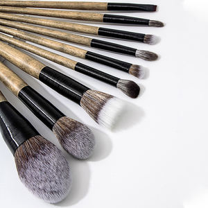 Meilleures ventes, Ensemble de pinceaux de maquillage plats de luxe, Pinceau personnalisé pour les yeux et les sourcils avec correcteur, Meilleure vente - Product Image 3