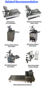 <span class=keywords><strong>Machine</strong></span> à beignets industrielle commerciale de haute qualité, grande capacité, double rangée, fabrication de beignets, friteuse entièrement automatique - Product Image 6