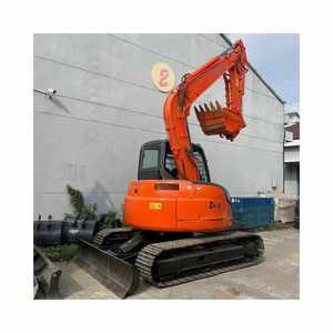 Vente chaude Excavatrice sur chenilles HITACHI ZX75US 7.5TON d'occasion en bon état de fonctionnement avec unité d'occasion à queue circulaire en vente - Product Image 1