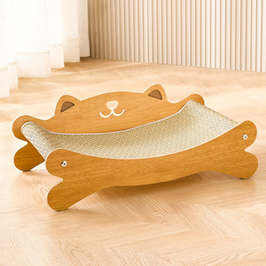Rascador para Gatos de Papel Corrugado Multicapa de Alta Densidad, Nido Integrado Resistente al Desgaste y a los Arañazos, Sofá Reclinable para Gatos - Product Image 1