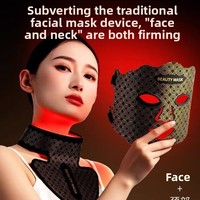 Nouveau Masque LED Photon en Silicone pour le Visage, Rajeunissant, Hydratant et Réparateur, pour Soins de Beauté à Domicile