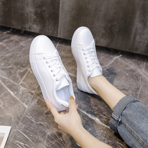 Zapatos de Mujer Estilo 2023, Zapatos Blancos Coreanos, Zapatos Casuales de Moda - Product Image 1
