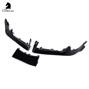 Tự động cơ thể kit trang trí bóng đen ABS <span class=keywords><strong>front</strong></span> bumper Lip 3-mảnh cho <span class=keywords><strong>Supra</strong></span> A90 A91 MK5 2019 + - Product Image 3