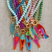 Collier de perles Resoul fait main pour femme, bijoux fantaisie Y2K, ensemble de bijoux tendance