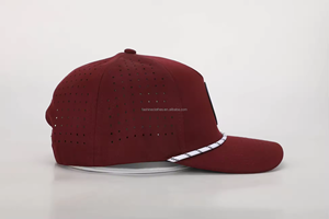 Gorras de Béisbol Personalizadas con Logotipo, 5 Paneles, Visera Curva Cromada, Unisex, Deportivas, Impermeables, de Poliéster, con Parche de PVC, para Golf - Product Image 2