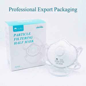 Mascarilla Respiratoria FFP3 EN149 GL006 Blanca Tipo Copa con Banda para la Cabeza y Válvula de <span class=keywords><strong>Exhalación</strong></span> - Product Image 2