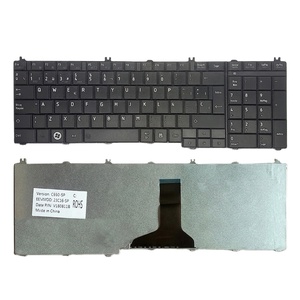 Clavier d'ordinateur portable pour <span class=keywords><strong>Toshiba</strong></span> <span class=keywords><strong>Satellite</strong></span> C650 L650 L750 <span class=keywords><strong>L755</strong></span>, clavier anglais américain, PN NSK-TN0U1 9Z.N4WUC.001, pièces de rechange - Product Image 2
