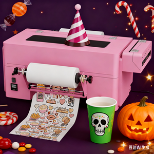 豪力台式Dtf紫外喷墨打印机贴纸制造商卷对卷标签印刷机，适用于商业印象A3色 - Product Image 1