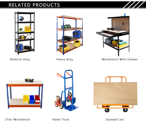 Étagères de stockage industrielles à 5 niveaux, robustes, réglables, sans boulons, revêtement poudré, protection contre la corrosion - Product Image 6