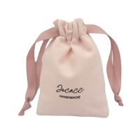 Petite pochette de rangement en toile avec cordon de serrage pour clés et pièces de monnaie, format mini, avec logo personnalisé