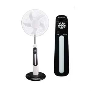 Ventilateur solaire classique de classe A, nouvelle arrivée, ventilateur sur pied, boîte cadeau, ventilateur de chambre, ventilateur d'extérieur avec énergie solaire - Product Image 1