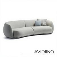 Ensemble de canapé et fauteuil d'appoint modernes en tissu bouclé pour salon, hall d'hôtel et réception de club, solution de mobilier tout-en-un.