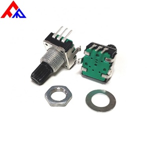 Interruptor Codificador Rotatorio Incremental con Mango Metálico EC12, Interruptor Vertical y Codificador Rotatorio PEC12 - Product Image 2