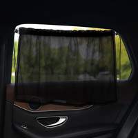 Pare-soleil pour vitres latérales de voiture, accessoires automobiles, rideaux de fenêtre, protection UV, fibre de polyester, pliable, ajustement universel, garde