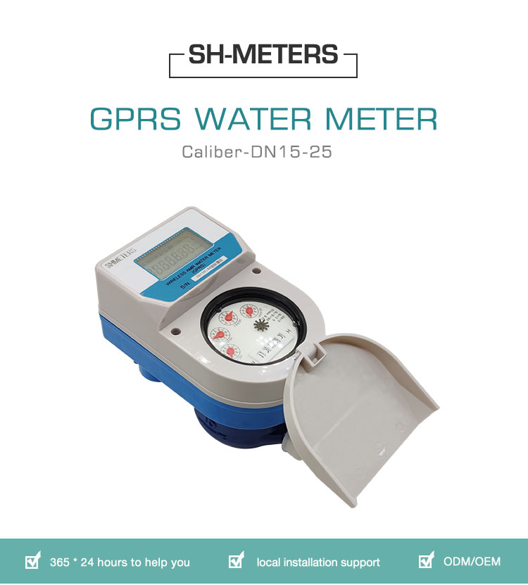 Wireless Remote Reading residential water meter gprs