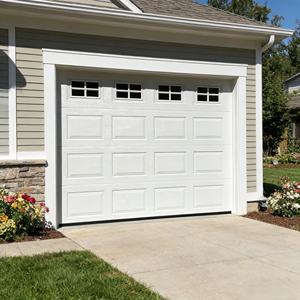 Porte de garage verticale intelligente à double vitrage isolé en alliage d'aluminium de luxe moderne avec capteur à distance - Product Image 5