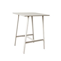 Tables et chaises d'extérieur, ensembles en aluminium à pieds hauts, style moderne minimaliste, cours, terrasses, tabourets de bar, meubles de haute qualité