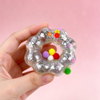 Bracelet sensoriel en forme de donut, jouet anti-stress souple et compressible, cadeau de fête, cadeau pour fille, boîte surprise