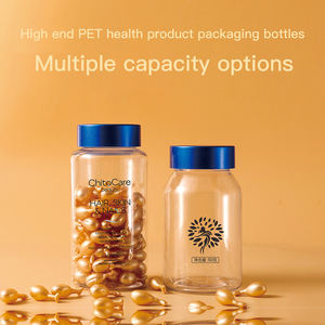 Botellas de cápsulas de plástico transparente PET de 30ml y 150ml, botellas de embalaje de Medicina de grado alimenticio, botellas de productos de salud, viales de plástico - Product Image 2