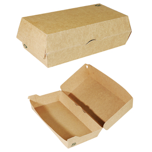 Scatola in Carta Kraft Personalizzata Ecologica Riciclata per Alimenti, Vendita Diretta all'Ingrosso, Prezzo Conveniente OEM, Logo Personalizzato Stampato - Product Image 4