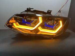 Éclairage de Voiture pour Phare de BMW E92 2006-2012, Phare <span class=keywords><strong>E93</strong></span> 330i 335i, Lampe Frontale DRL HID <span class=keywords><strong>Angel</strong></span> Eye, Accessoires de Faisceau Bi-Xénon - Product Image 3