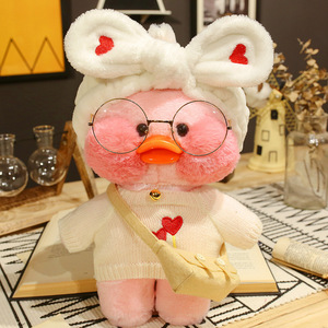 Peluche a Forma di Paperella con Acido Ialuronico, Cotone PP, 31cm-50cm, per Bambini (4-6 Anni), Paperella Gialla Famosa su Internet, Lalafanfan Cafe - Product Image 4