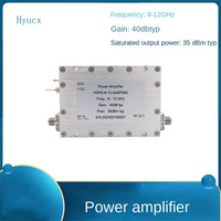 Amplificateur de puissance X-Band 8-12 GHz avec gain de 40 et puissance de sortie de 35 dBm Vente directe d'usine