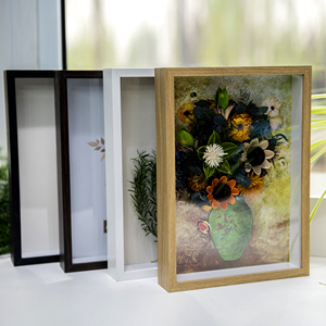 Rỗng óc chó khung nổi phong cách khung ảnh tối giản gỗ trang trí cho hình ảnh Áp phích tác phẩm nghệ thuật - Product Image 6